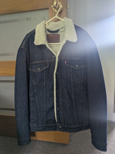 Levis denim sherpa trucker - levis,