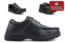 Boys School Shoes Size 7