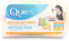Quies Anti Noise Foam Ear Plugs 3 Pairs X 1