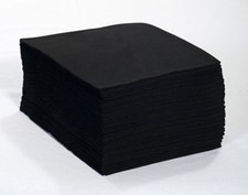 50 x Black Disposable Towels