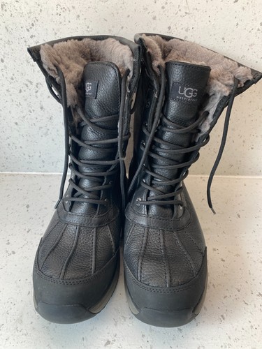 Ugg adirondack black leather - ugg,