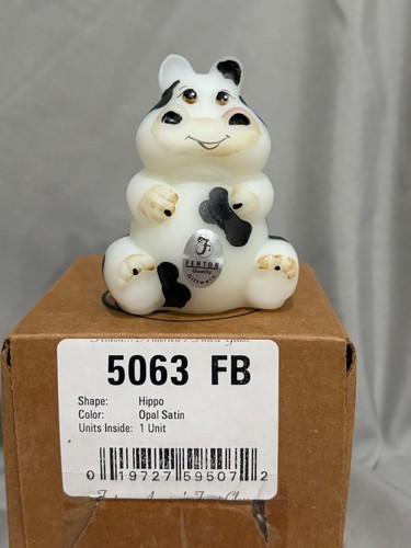 Fenton hippo cow 5063 - fenton,