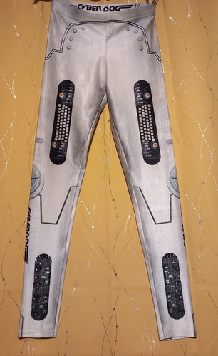 Cyberdog white unique leggings - cyberdog,