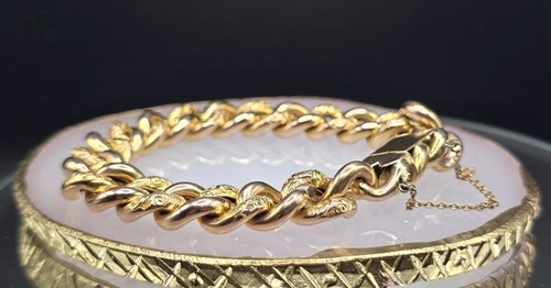 9ct gold curb - 9ct, bracelet