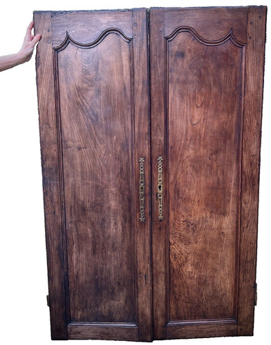 Antique french armoire doors - french,