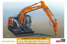 Hasegawa  Excavator Hitachi Zaxis 135Us Hydraulic Breaker 1:35 Model Kit HA66109
