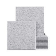 12x Acoustic Wall Panel Tiles Studio Sound Proofing Insulation Self Adhesive Pad