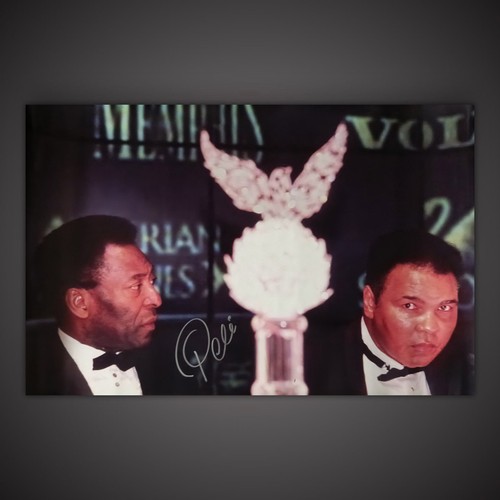 Pele signed autographed photo - signed,