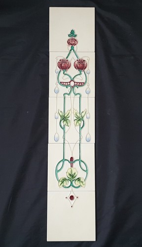 Panel fireplace tiles - of,