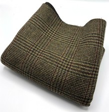 Green Red Wool Fabric Check