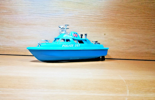 Vintage roxy police boat 1960s