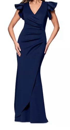 Xscape gown womens navy - womens,