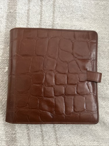 Mulberry leather organiser - mulberry, a5