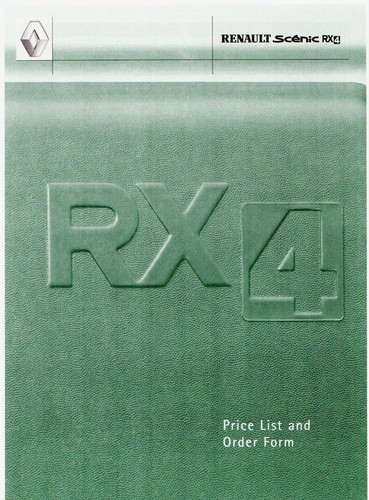 Renault scenic rx4 - rx4, accessories