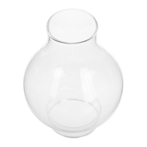 Clear glass oil lamp - clear,