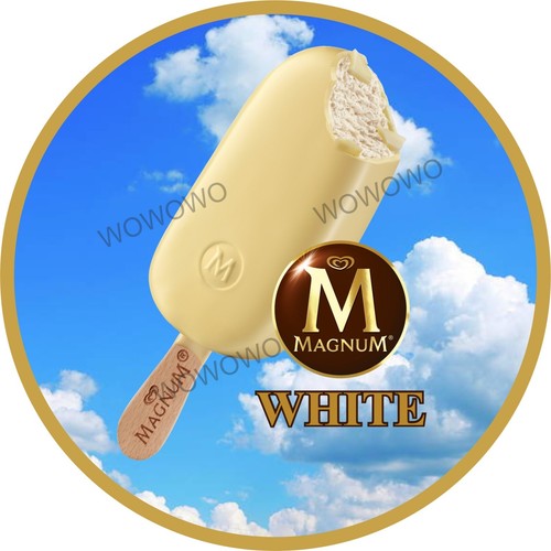 Ice cream van sticker magnum - van,