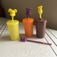 Vtg Disney Mickey Mouse Club Rocket Pop Ice Pop Molds Jiminy Cricket Donald Duck