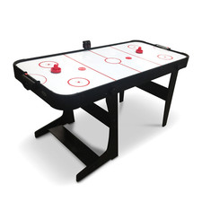 Gamesson Air Hockey Table Eagle 4ft 6" Black Foldable Legs. Mains Powered