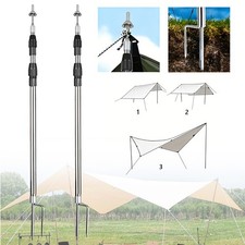 Telescopic Tarp Poles Set