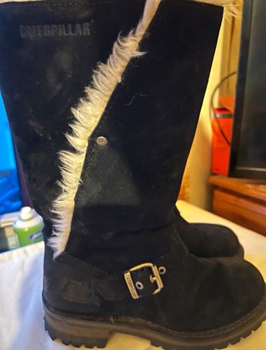 Caterpillar black suede - caterpillar,