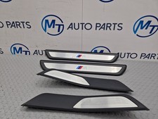 BMW 6 SERIES M SPORT DOOR SILL TRIM SET COMPLETE 8057577 8053575 F06