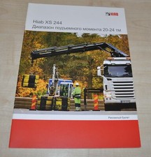 HIAB XS 244 Crane Truck Special Sweden Brochure Prospekt