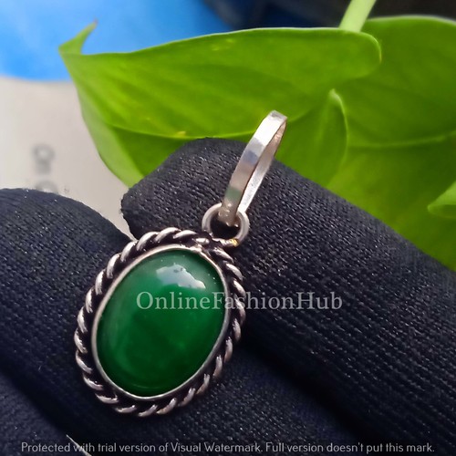 Green onyx gemstone 925 - onyx,