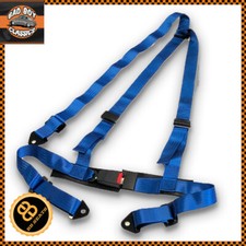 Blue 3 Point Racing Seat Belt