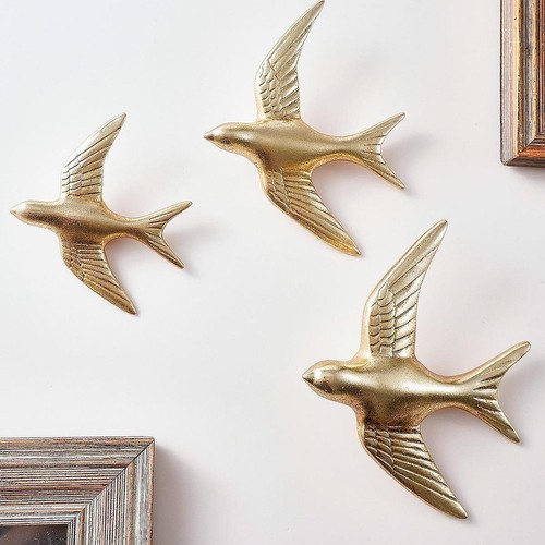 Swallow wall sculpture - 3x,