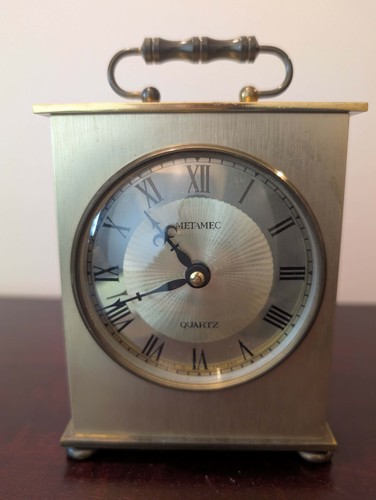 Metamec quartz mantel clock - mantel,