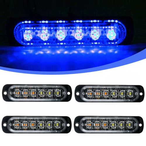 4pcs 12v 24v - 12v, led