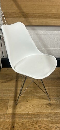White eames style dining - eames,