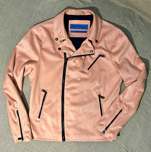 Zara man men pink faux - zara,