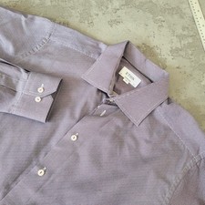 Eton Pattern Shirt Mens 17.5