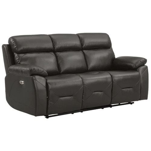 Leather recliner sofa set - recliner,