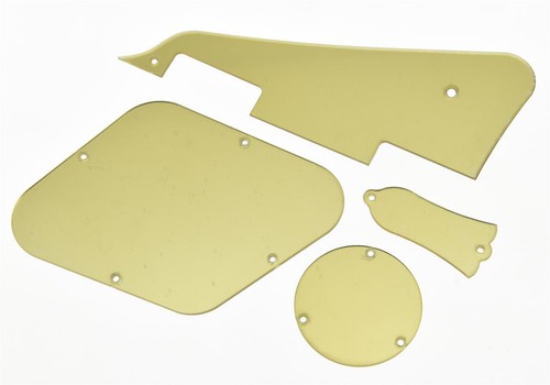 Gold mirror pickguard - gold, lp