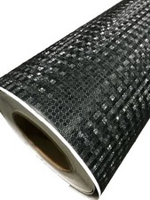 4D Carbon Fiber Black Car Vinyl Wrap Sticker Film Car Wrapping Film UK