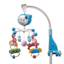 Baby Musical Crib Bed Bell Cot