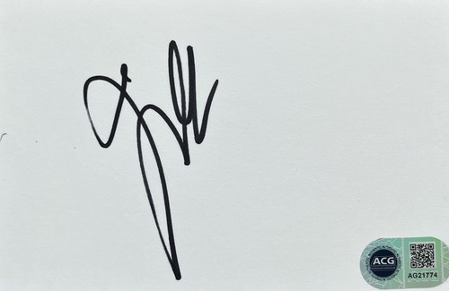 Joan collins signed - signed, card