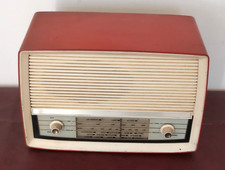 VINTAGE EKCO U332 RED BAKELITE