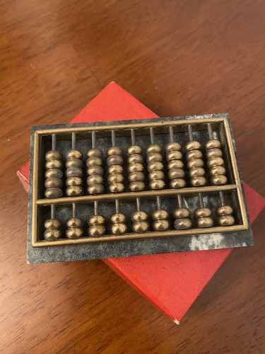 Vintage brassmini - vintage, brass(abacus)mini