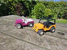Vintage Orange Tonka Jeep With