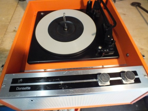 Tango orange 1950s dansette - tango,