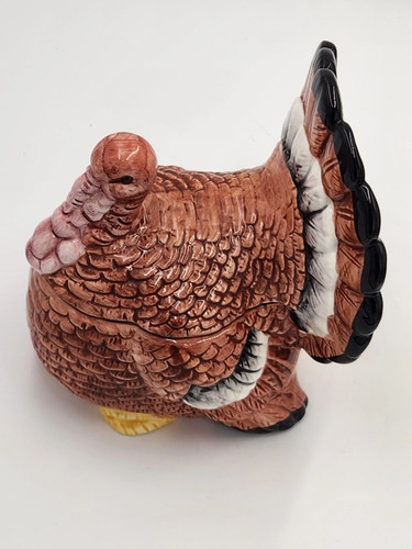 Turkey soup tureen - turkey,