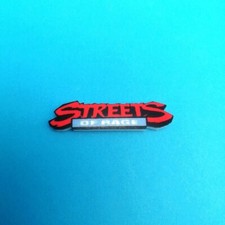 Streets of Rage logo pin badge - SEGA classics - 3mm thick acrylic badge