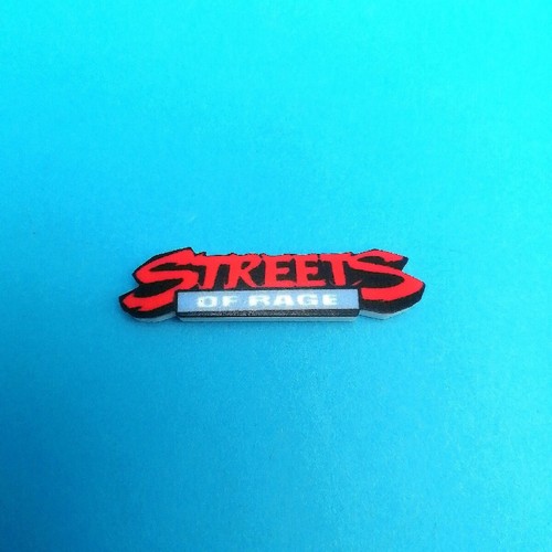 Streets rage logo pin - of,