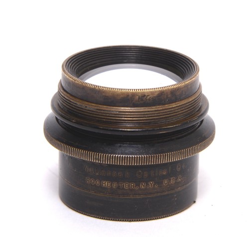 Vintage wollensak brass lens - vintage,