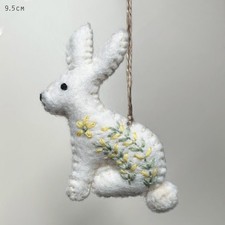 Hanging Embroidered Rabbit