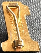 MIDDLESBROUGH Vintage 1970s 80s badge Maker COFFER N'ton Brooch Pin 14mm x 20mm