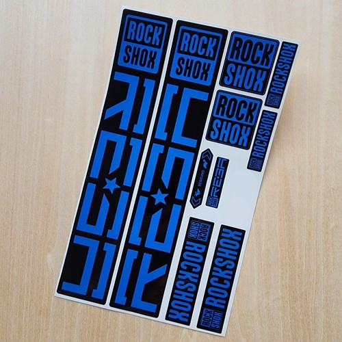 Rockshox reba fork stickers - rockshox,